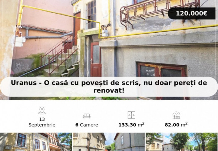 Uranus - O casă cu povești de scris, nu doar pereți de renovat!