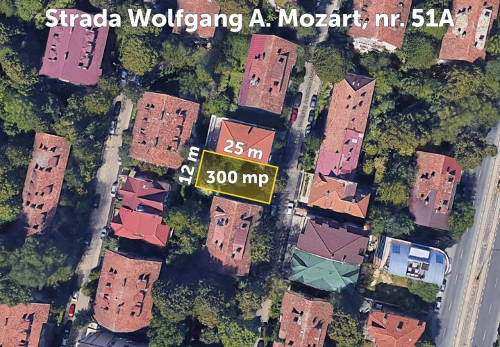 Teren 300mp, Floreasca/Mozart, S+P+2E+M/E3 retras – Urbanism Mai 2021