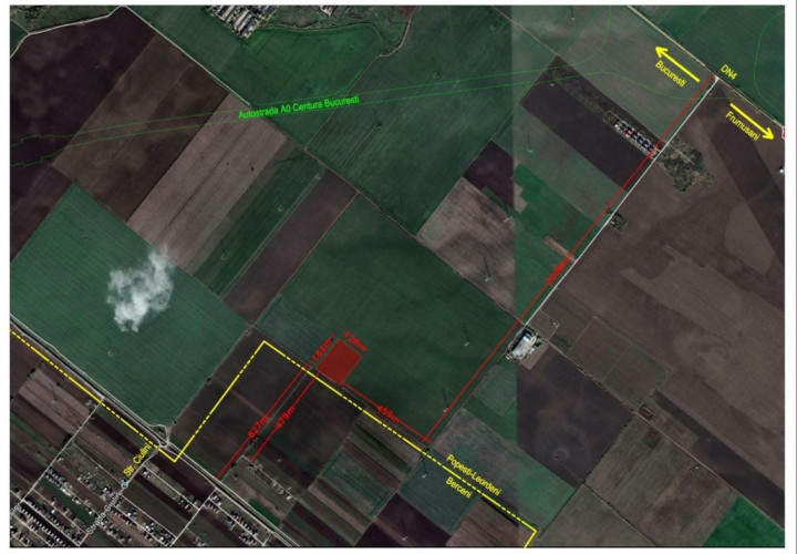 Teren cu potential de investitie in Popesti Leordeni