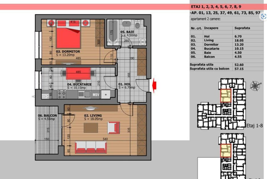 Apartament 2 camere Soseaua Oltenitei Finalizat Lux 0% comision