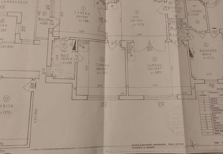 Foisorul de foc apartament cu 4 camere ,106 mp,centrala proprie